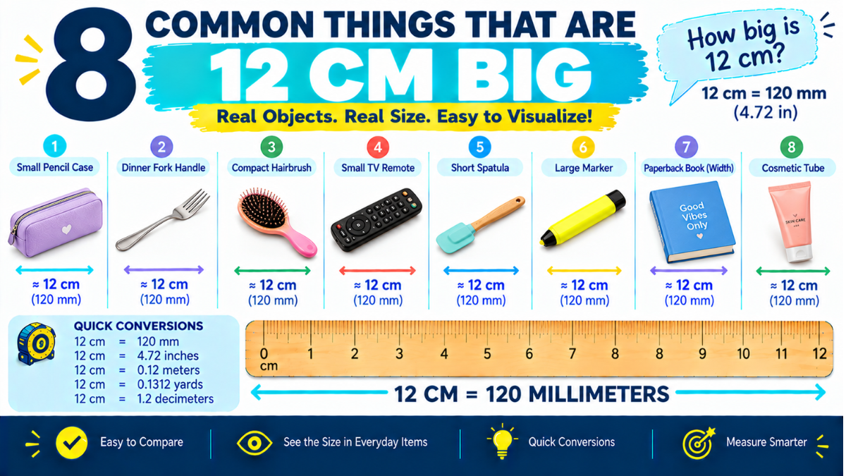 How Big is 12 cm