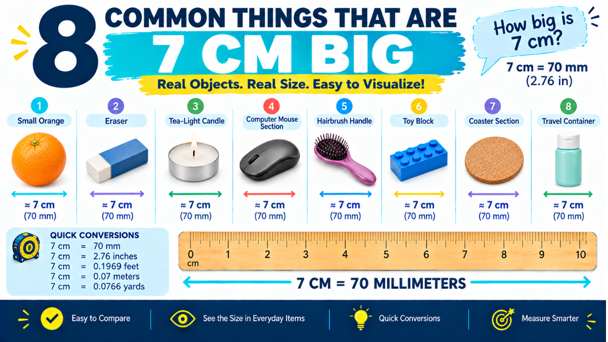 How Big is 7 cm